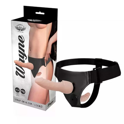 Harness Attraction Wayne dviejų priedų intymi sistema, 16,5 cm, juoda