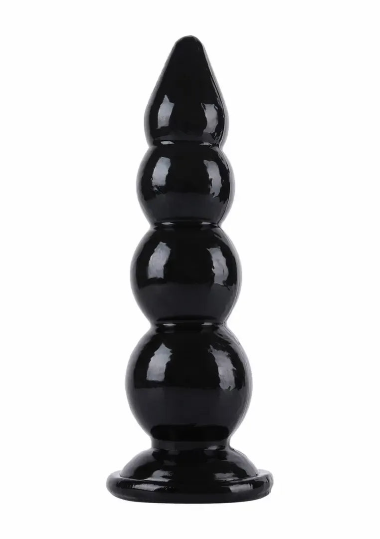 HIDDEN DESIRE Extreme Buttplug Balls 32 cm XXL PVC juodas