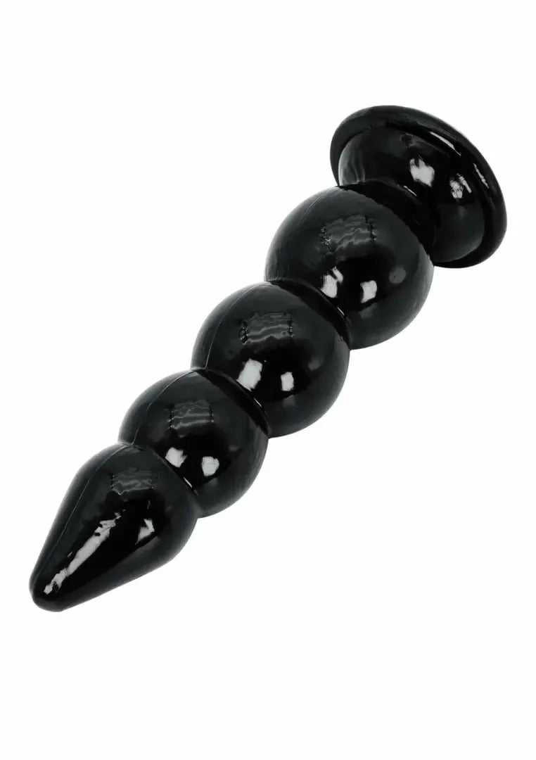 HIDDEN DESIRE Extreme Buttplug Balls 32 cm XXL PVC juodas
