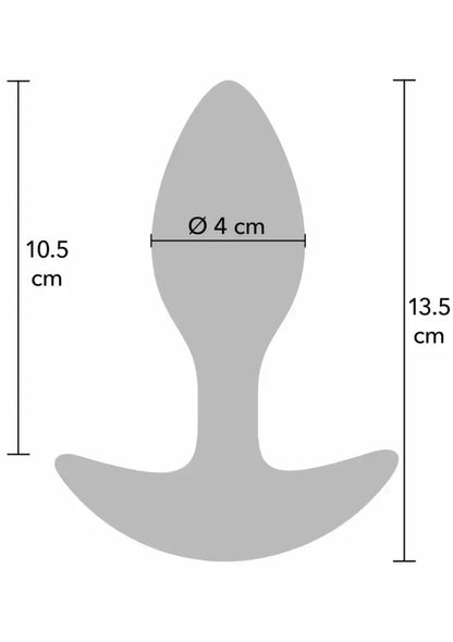 Hidden Desire Extreme Weighted Anal Plug 360g silikoninis kamštis su saugiu pagrindu
