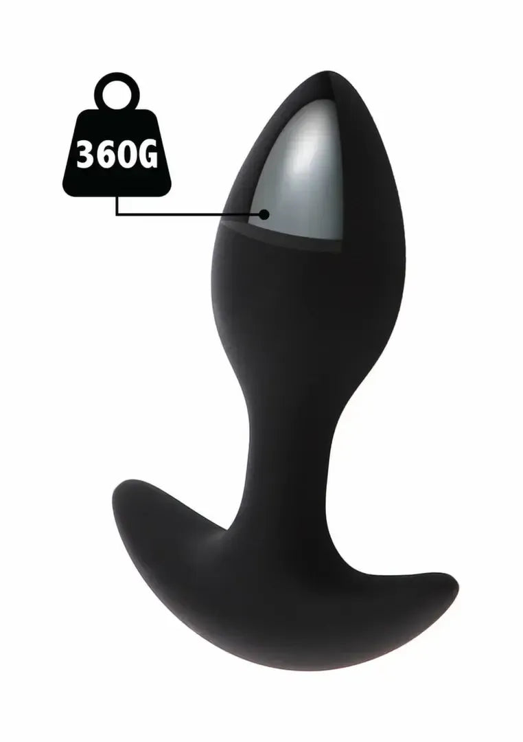 Hidden Desire Extreme Weighted Anal Plug 360g silikoninis kamštis su saugiu pagrindu