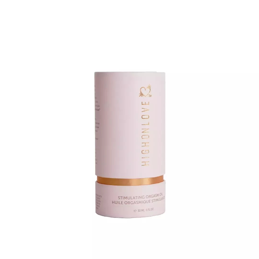 HighOnLove Stimulating Intimate Oil 30ml – raminantis kanapių sėklų aliejus, natūrali priežiūra