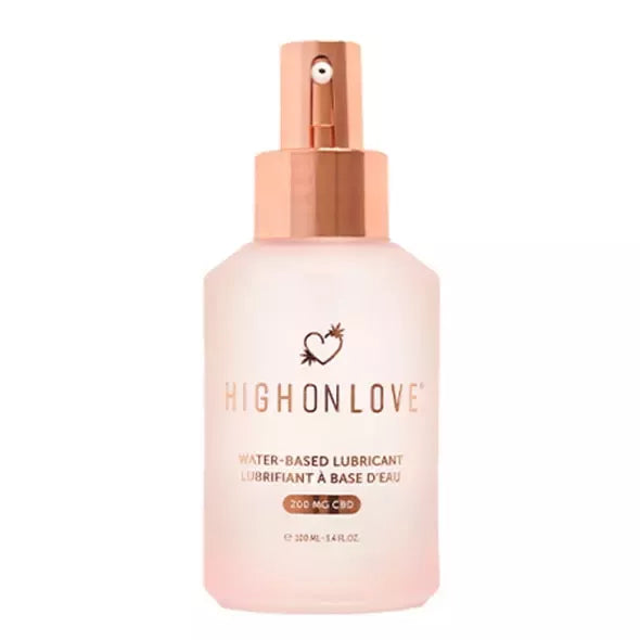 HighOnLove vandens pagrindo lubrikantas su 200mg CBD, 200ml – bekvapė formulė