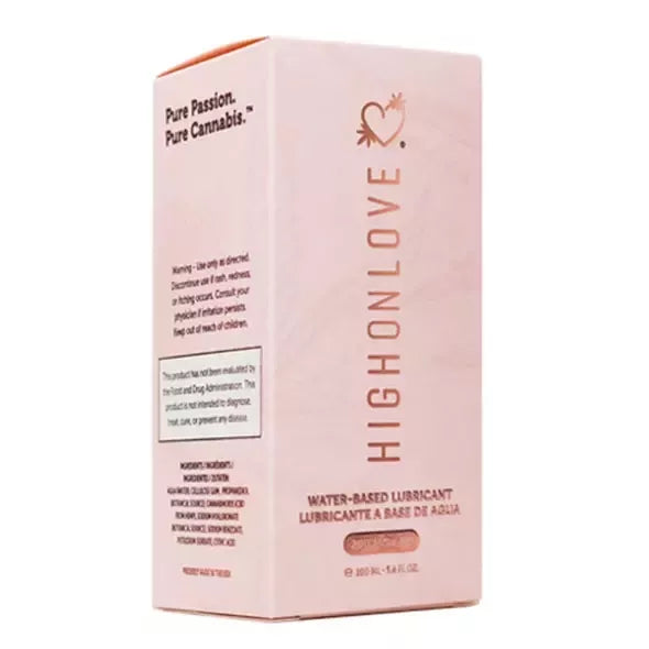 HighOnLove vandens pagrindo lubrikantas su 200mg CBD, 200ml – bekvapė formulė