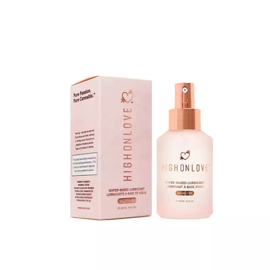 HighOnLove vandens pagrindo lubrikantas su 200mg CBD, 200ml – bekvapė formulė