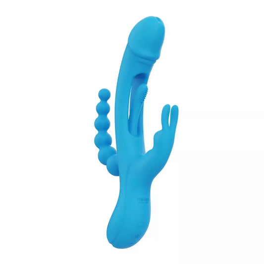 HoneyPlayBox Trilux Kinky Finger Blue daugiafunkcė intymi sistema