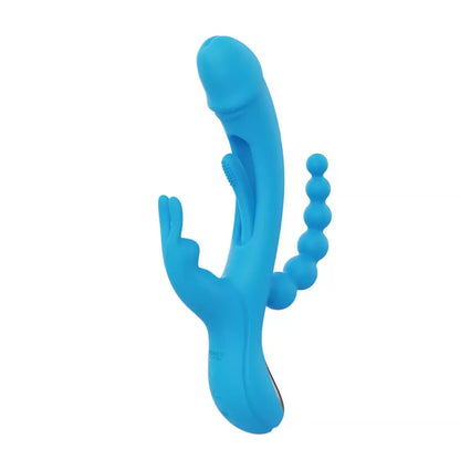 HoneyPlayBox Trilux Kinky Finger Blue daugiafunkcė intymi sistema