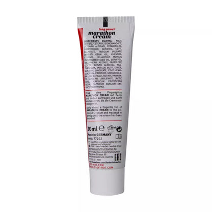 HOT Marathon vyriškas stimuliuojantis kremas 30 ml – pažangi kraujotaką skatinanti formulė