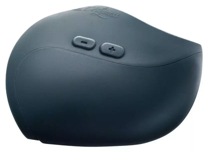 Hot Octopuss Pulse Duo 2025 intymios stimuliacijos sistema, kompaktiška, juoda