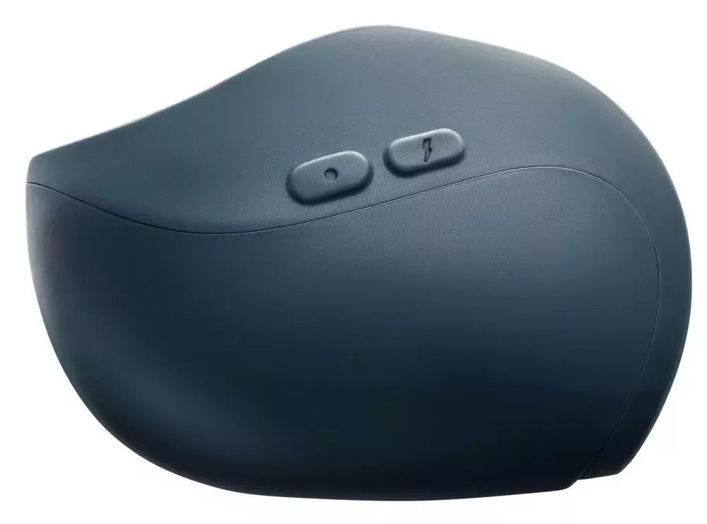 Hot Octopuss Pulse Duo 2025 intymios stimuliacijos sistema, kompaktiška, juoda