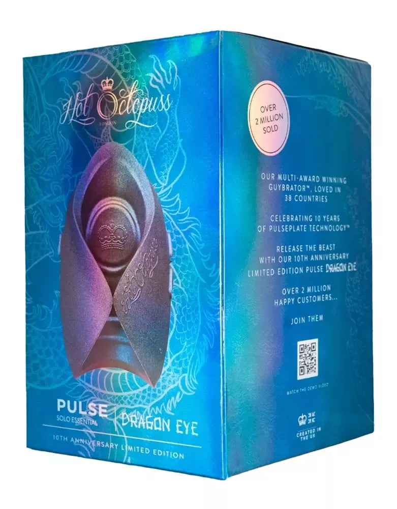 Hot Octopuss Pulse Solo Essential Black Intimate Technology 10,6 cm