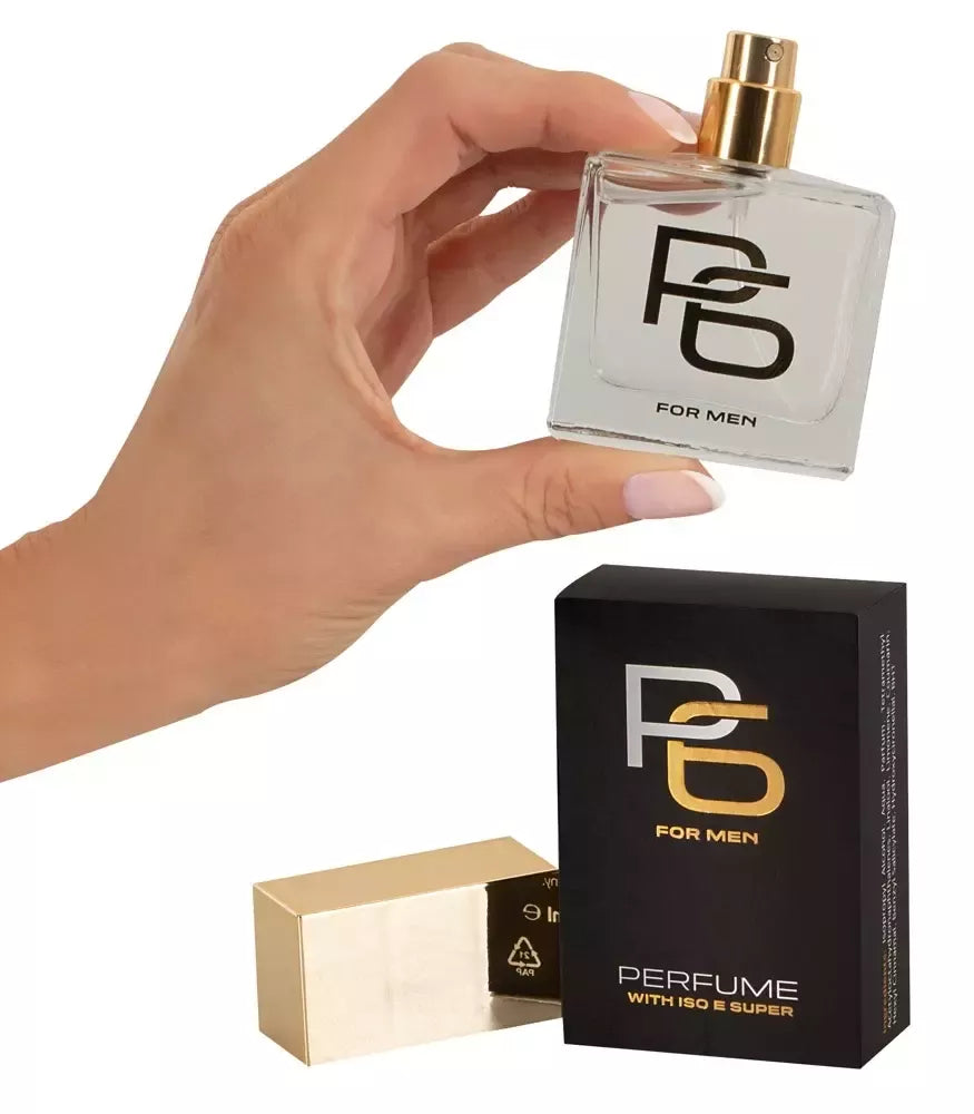 HOT P6 vyrų kvepalai su ISO E SUPER – 30 ml purškiamas buteliukas