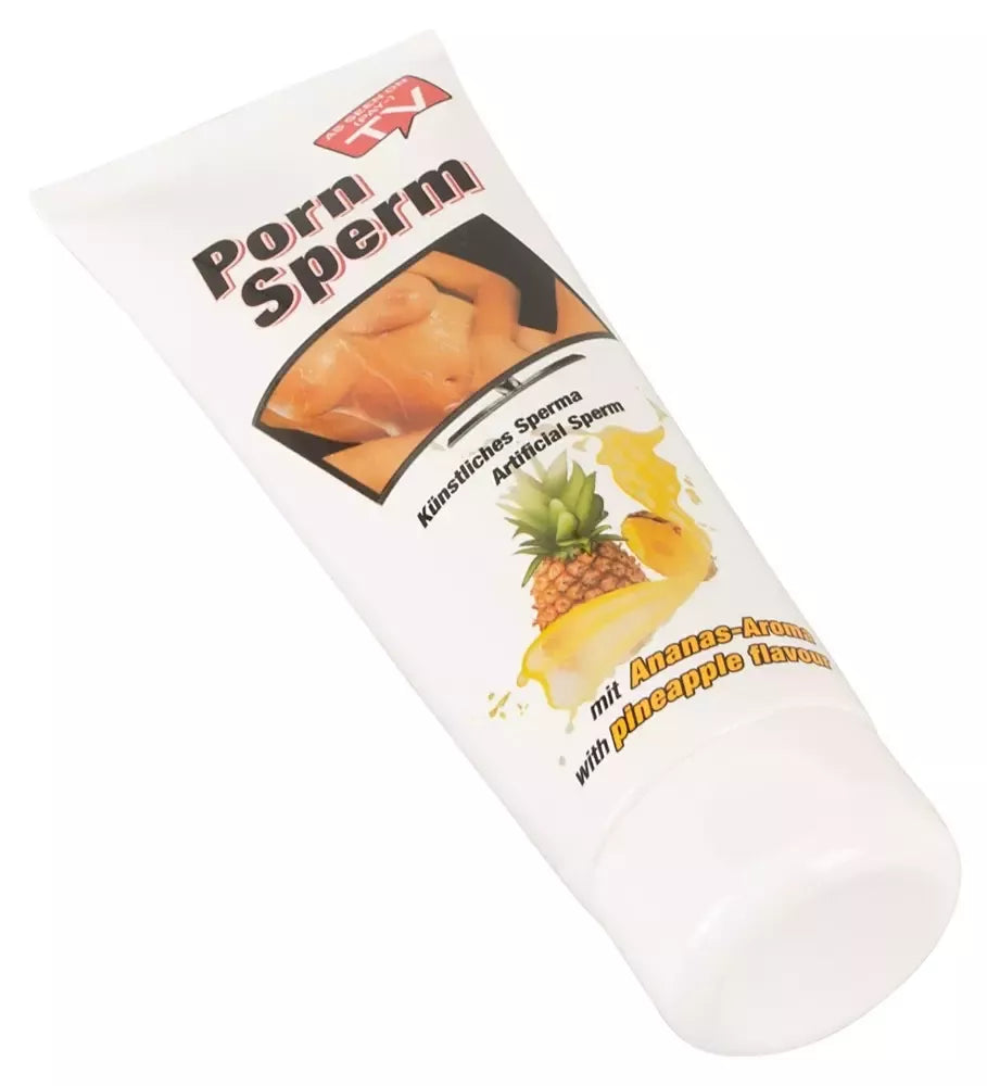 HOT Porn Sperm Pineapple 250 ml vandens pagrindo gelis su ananasų aromatu