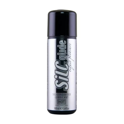 HOT SILC GLIDE silikoninis lubrikantas 100 ml – aksominio prisilietimo formulė