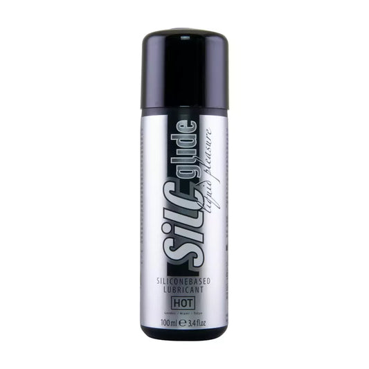 HOT SILC GLIDE silikoninis lubrikantas 100 ml – aksominio prisilietimo formulė