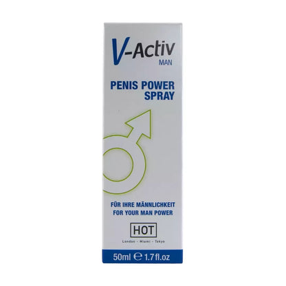 HOT V-Activ Power purškiklis vyrams, 50 ml, su ginkmedžio ekstraktu