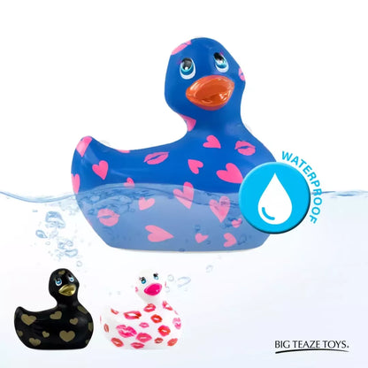 I Rub My Duckie 2.0 Romance masažinis ančiukas, violetinės ir rožinės spalvos, atsparus vandeniui
