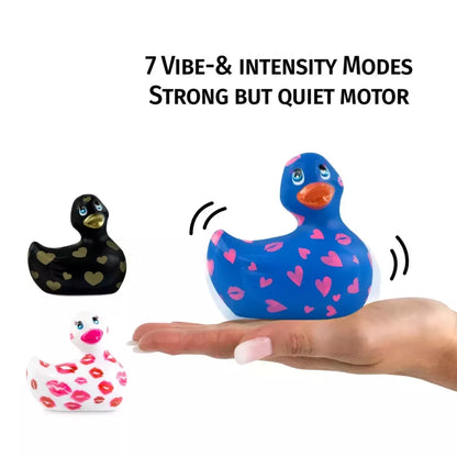 I Rub My Duckie 2.0 Romance masažinis ančiukas, violetinės ir rožinės spalvos, atsparus vandeniui