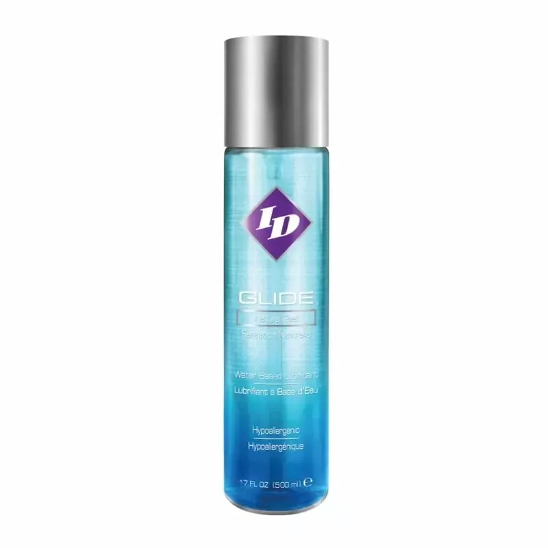 ID Glide vandens pagrindo lubrikantas 500 ml – ilgai išliekanti, šilkinė formulė