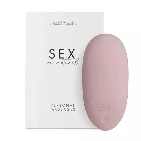 Įkraunamas silikoninis masažuoklis Bijoux Indiscrets Sex au Naturel, rožinis