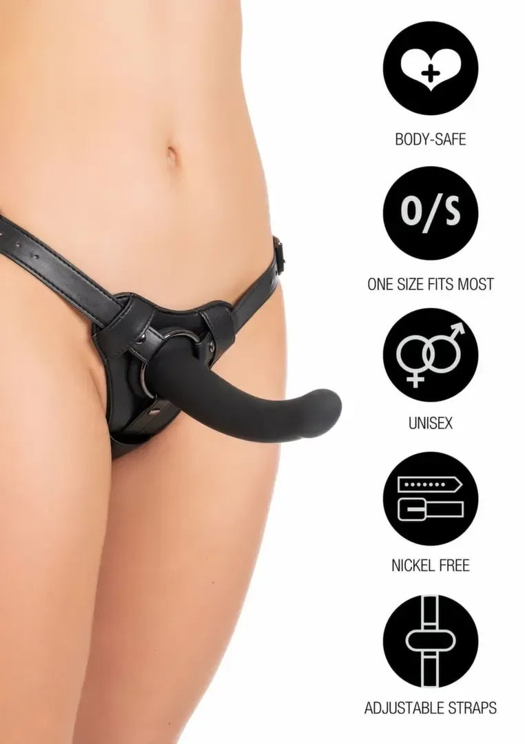 INFERNO by HIDDEN DESIRE Classic Strap-On reguliuojami dirželiai iš PU odos