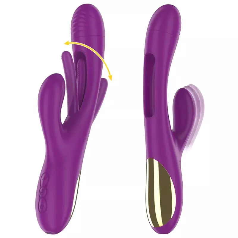 INTENSE Apolo įkraunamas vibruojantis prietaisas, violetinis, 7 režimai, atsparus vandeniui