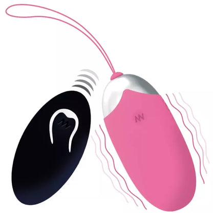 INTENSE Flippy II nuotoliniu būdu valdomas vibracinis kiaušinis, rožinis, 12 režimų, USB