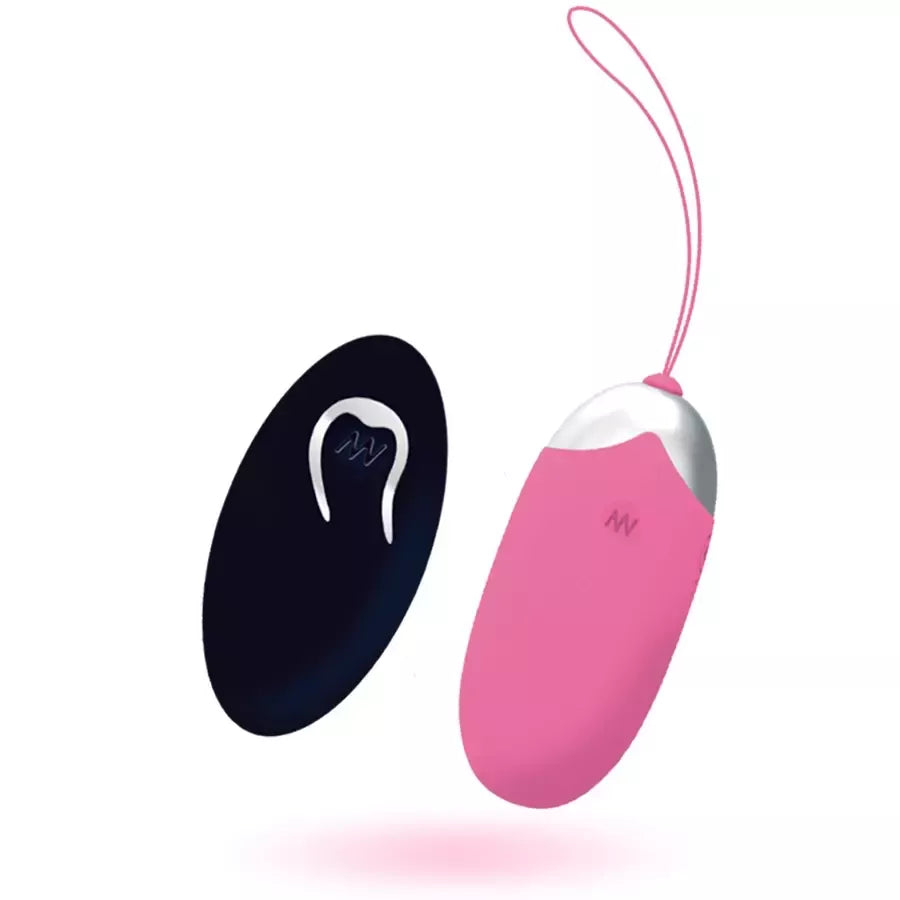 INTENSE Flippy II nuotoliniu būdu valdomas vibracinis kiaušinis, rožinis, 12 režimų, USB