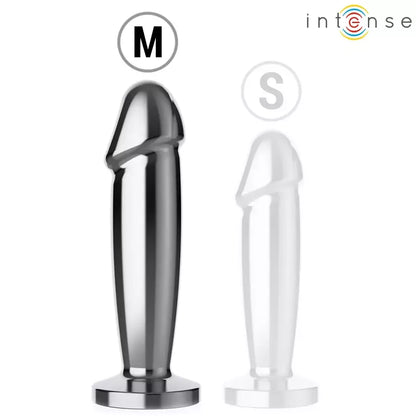 INTENSE M nuotoliniu būdu valdomas metalinis analinis kamštis su 10 vibracijos režimų ir atsparumu vandeniui
