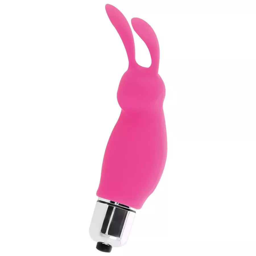 Intense Roger Rabbit Rosa kompaktiškas silikoninis stimuliatorius 9 cm rožinis
