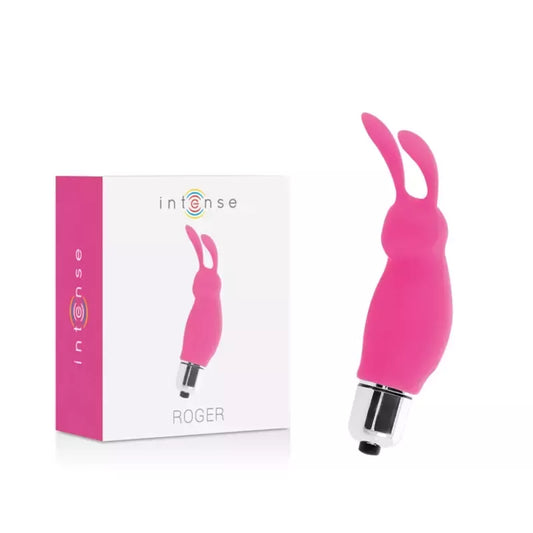 Intense Roger Rabbit Rosa kompaktiškas silikoninis stimuliatorius 9 cm rožinis
