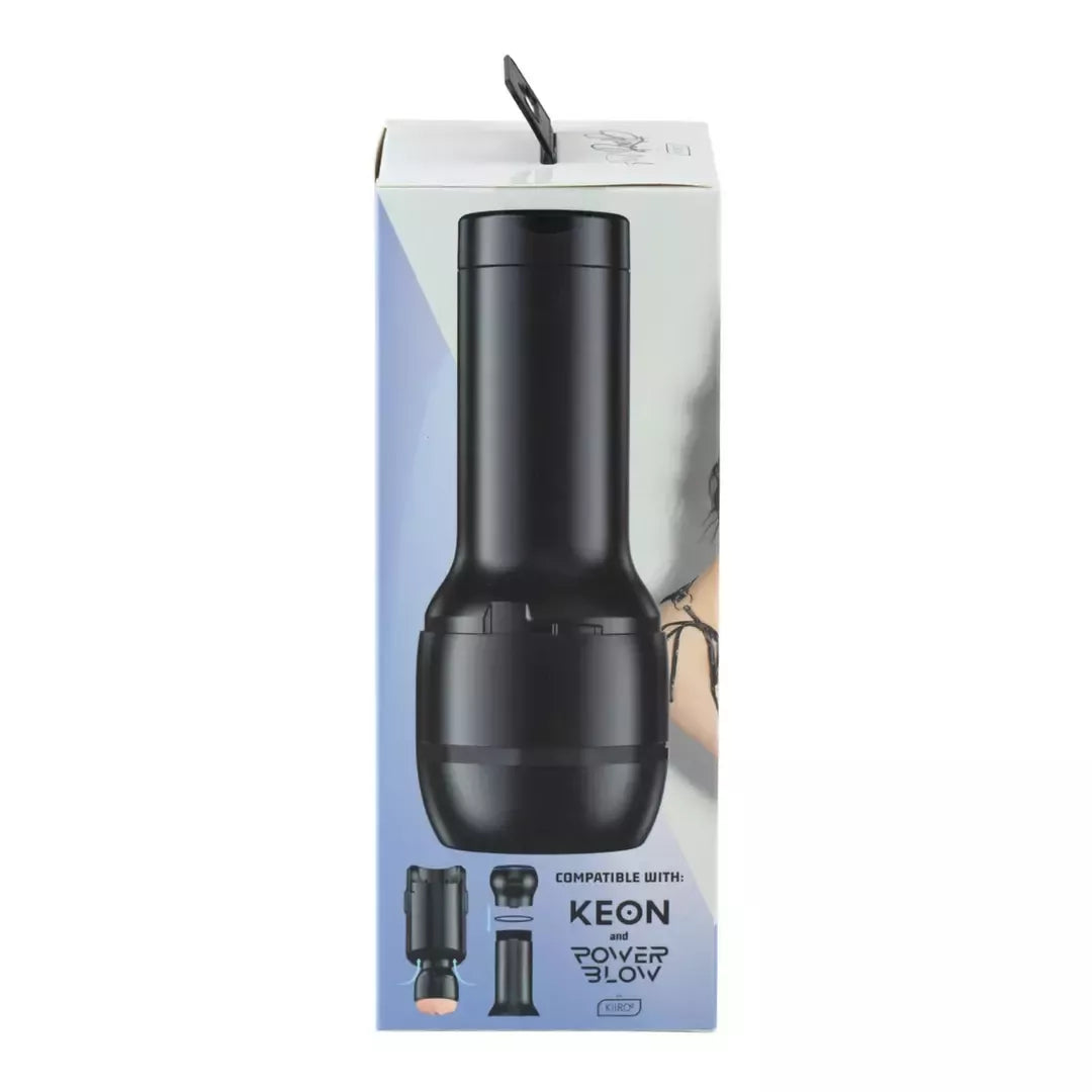 Interaktyvi mova KIIROO Feel Rae Lil Black – anatominio dizaino TPE