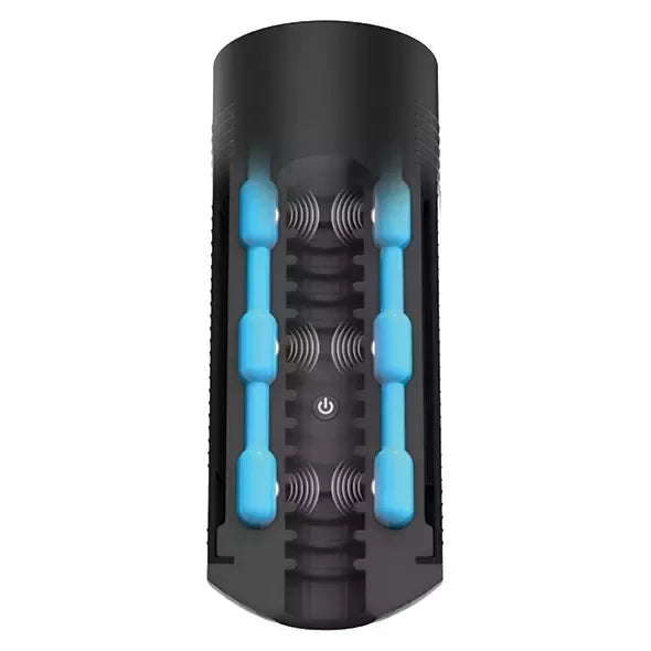 Interaktyvus intymus prietaisas Kiiroo Titan su 9 vibracijos režimais, 221 mm