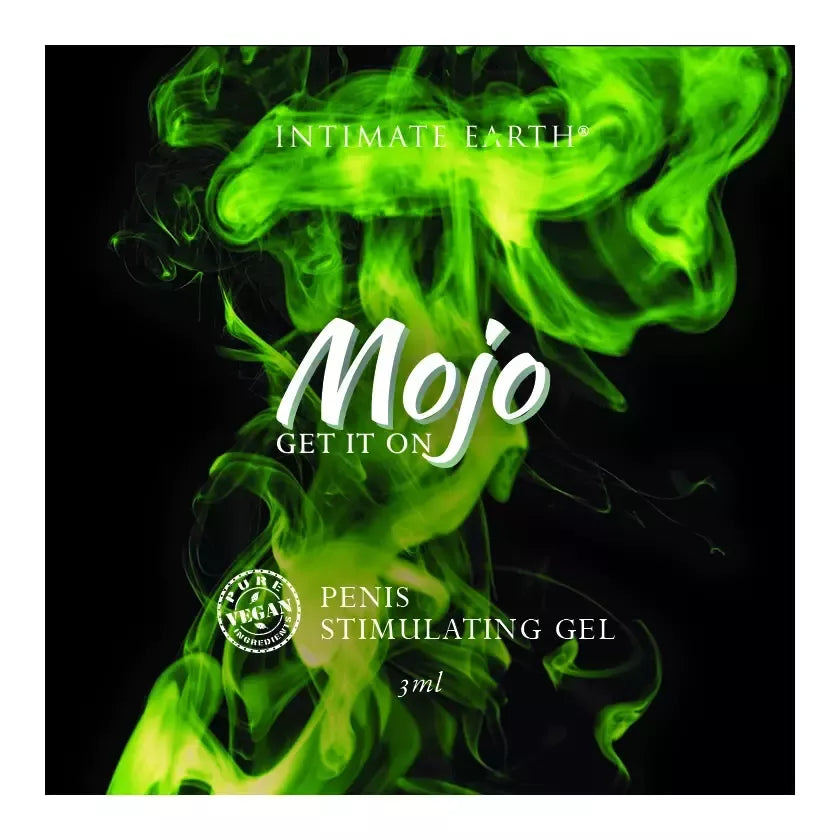 Intimate Earth Mojo stimuliuojantis gelis 3 ml su niacino ir ženšenio formule