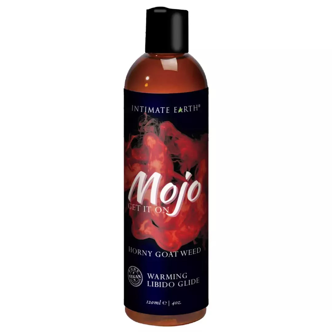 Intimate Earth Mojo Warming Glide 120ml veganiška vandens pagrindu sukurta formulė