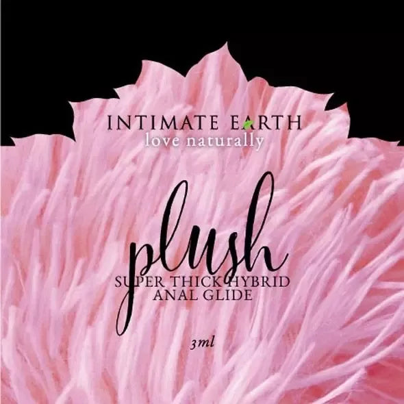 Intimate Earth Plush Hybrid lubrikantas 3 ml paketėlis – vandens ir silikono mišinys
