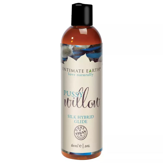 Intimate Earth Pussy Willow hibridinis lubrikantas 60ml – vandens ir silikono mišinys
