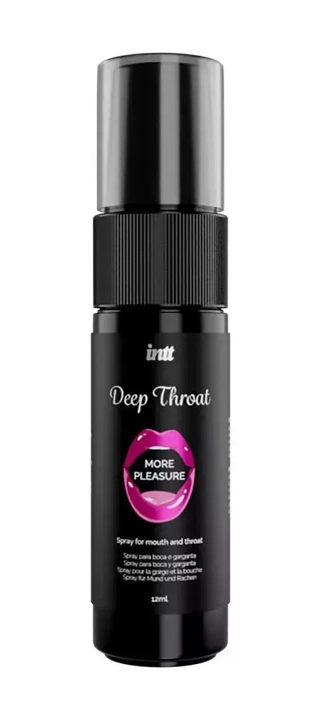 intt Deep Throat Mint burną gaivinantis purškiklis, 12 ml