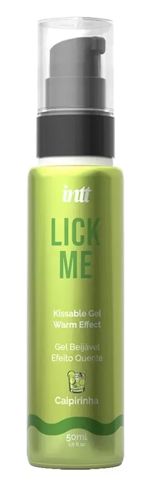 Intt Lick Me Caipirinha valgomasis šildantis gelis 50 ml – egzotiškas skonis