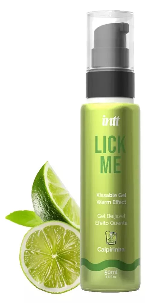 Intt Lick Me Caipirinha valgomasis šildantis gelis 50 ml – egzotiškas skonis