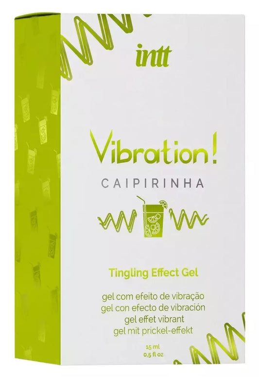 intt Vibration! Caipirinha 15 ml stimuliuojantis gelis su vaisių aromatu