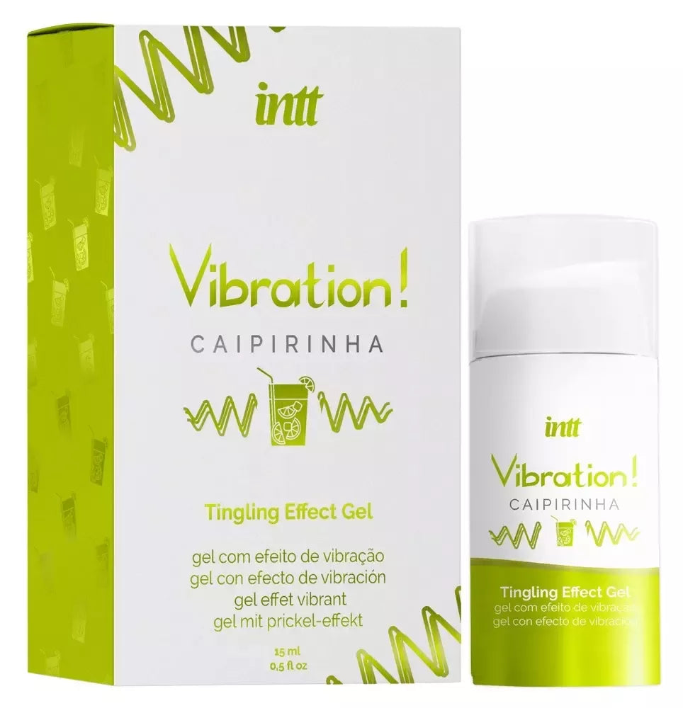 intt Vibration! Caipirinha 15 ml stimuliuojantis gelis su vaisių aromatu