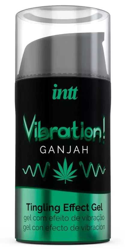intt Vibration Ganja 15ml stimuliuojantis gelis su kanapių sėklų aliejumi