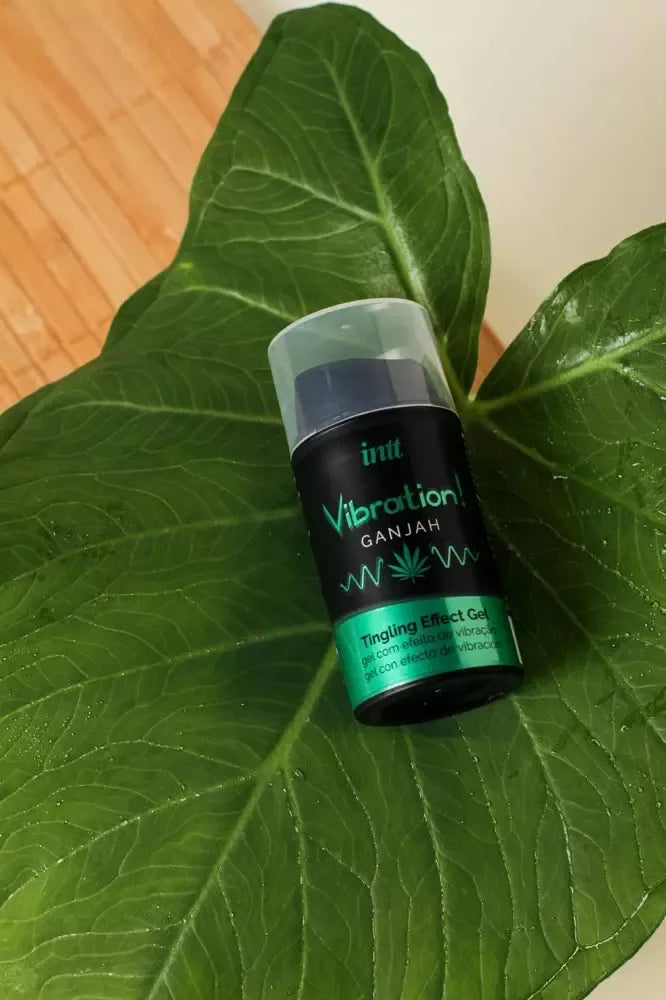 intt Vibration Ganja 15ml stimuliuojantis gelis su kanapių sėklų aliejumi