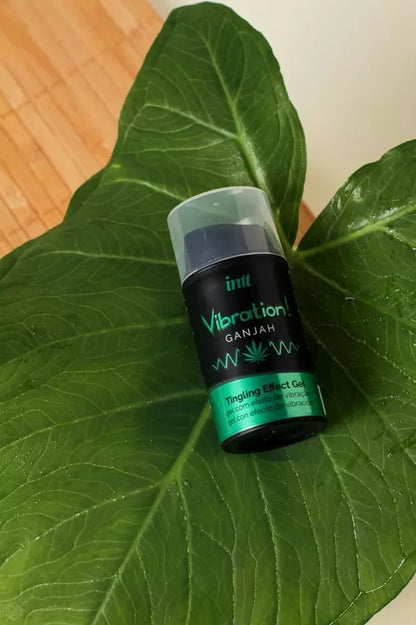 intt Vibration Ganja 15ml stimuliuojantis gelis su kanapių sėklų aliejumi
