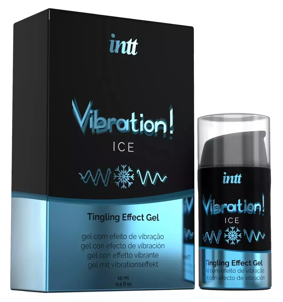 intt Vibration Ice stimuliuojantis gelis 15 ml – mėtų efektas, unisex