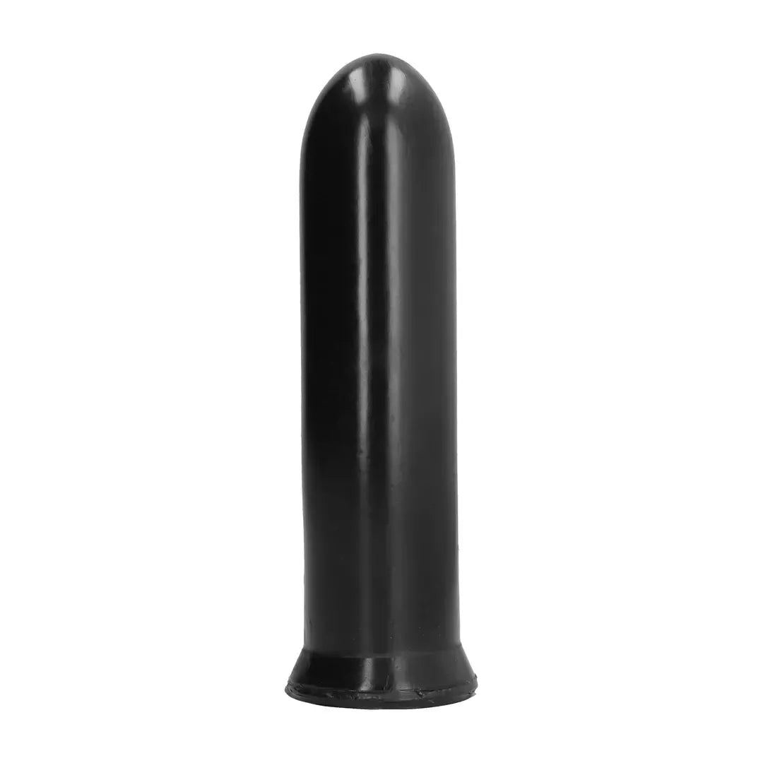 Intymus modelis All Black AB48, 19 cm – lygus juodas paviršius