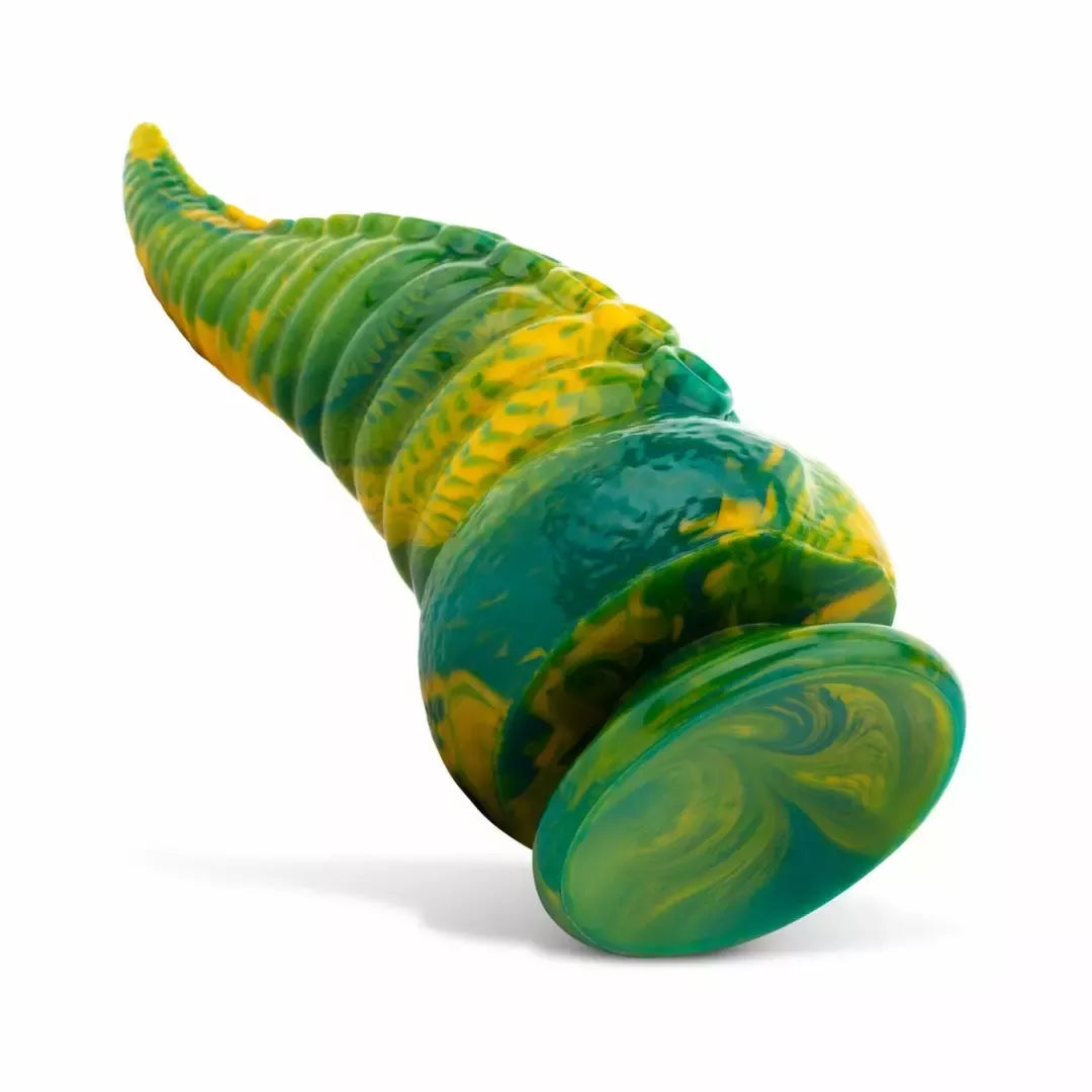 Intymus modelis Mythical Mates Tentacle Delight, žalia-geltona, 22 cm