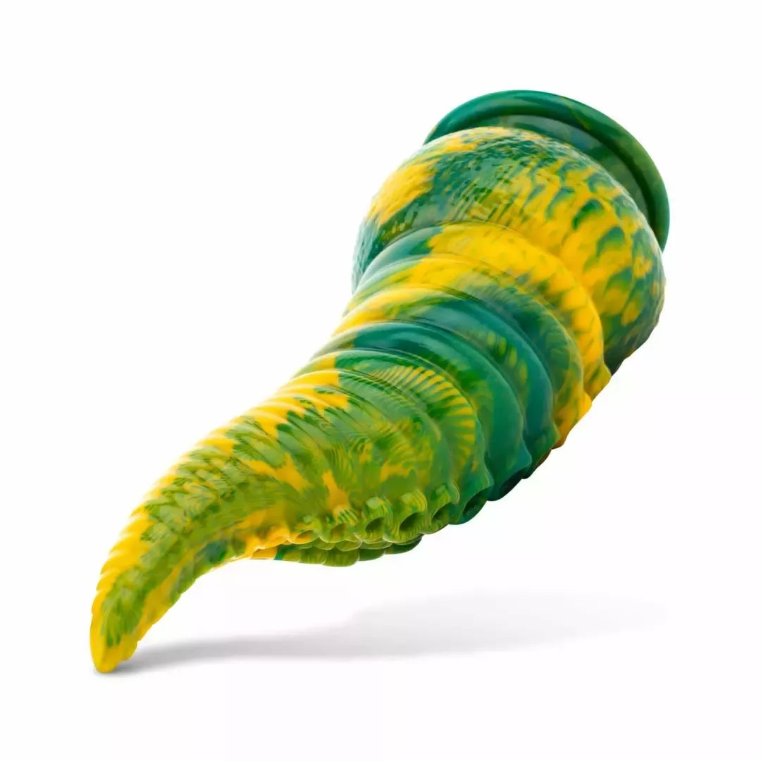 Intymus modelis Mythical Mates Tentacle Delight, žalia-geltona, 22 cm