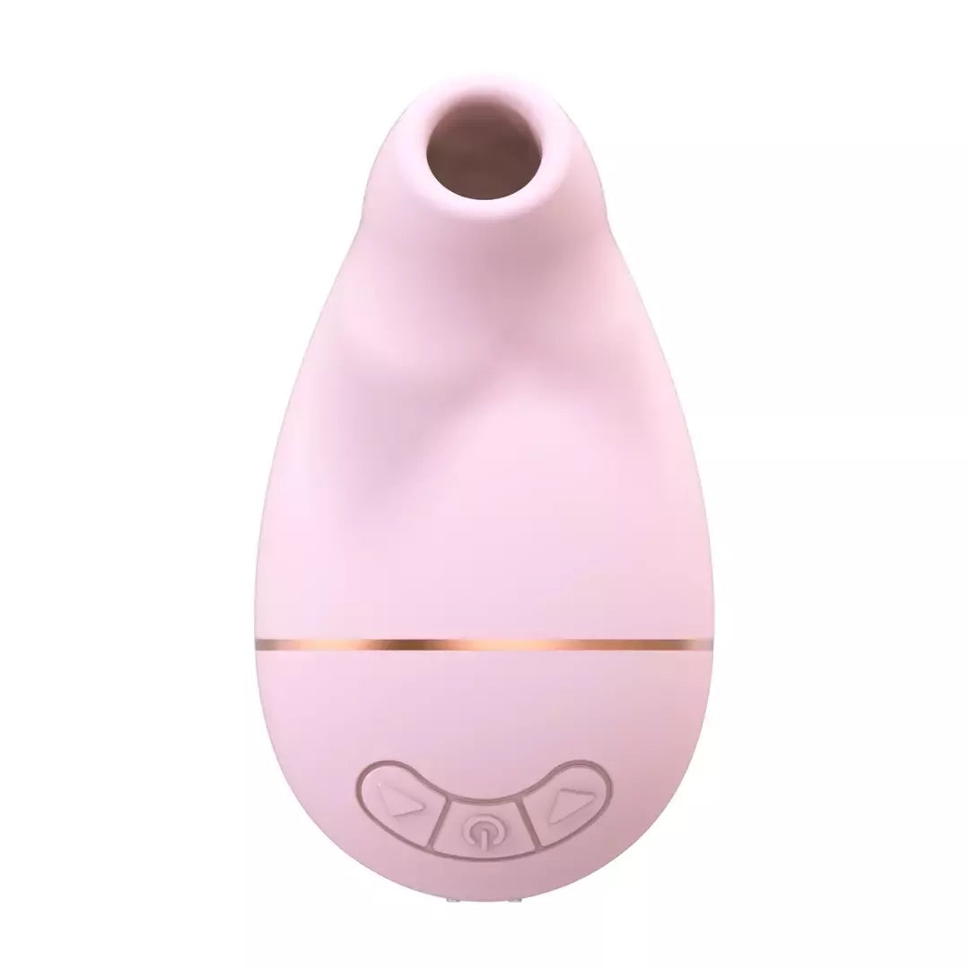 Intymus vibratorius „Irresistible by Shots Kissable“ su „Airwave“ technologija – atsparus vandeniui, silikoninis, USB